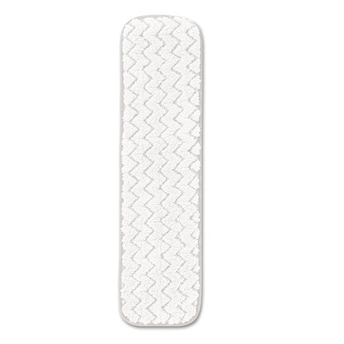 Rubbermaid® Commercial Dry Room Pad, Microfiber, 18" Long, White, 12-carton freeshipping - TVN Wholesale