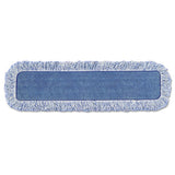Rubbermaid® Commercial High Absorbency Mop Pad, Nylon-polyester Microfiber, 18" Long, Blue freeshipping - TVN Wholesale