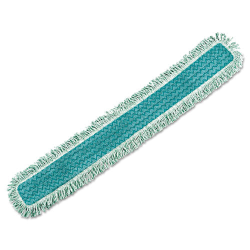Rubbermaid® Commercial HYGEN™ Hygen Dust Mop Heads With Fringe, Green, 48", Microfiber freeshipping - TVN Wholesale