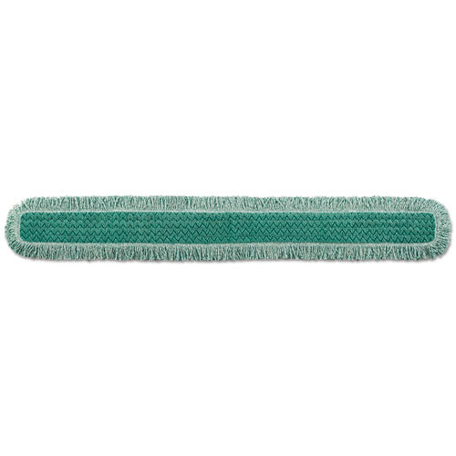Rubbermaid® Commercial HYGEN™ Hygen Dust Mop Heads With Fringe, Green, 60 In., Microfiber, Cut-end freeshipping - TVN Wholesale