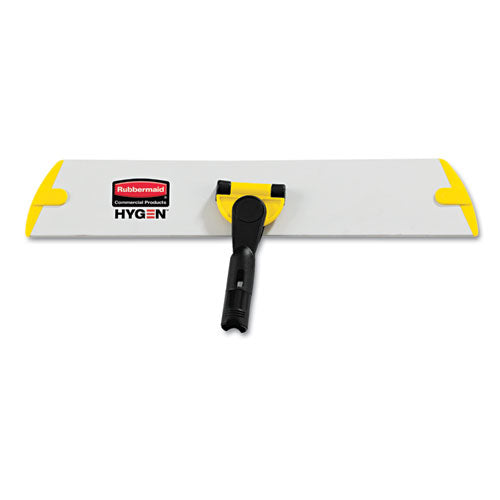 Rubbermaid® Commercial HYGEN™ Hygen Quick Connect S-s Frame, Wet-dry Mop 17.19w X 3d, Aluminum, Yellow freeshipping - TVN Wholesale