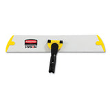 Rubbermaid® Commercial HYGEN™ Hygen Quick Connect S-s Frame, Wet-dry Mop 17.19w X 3d, Aluminum, Yellow freeshipping - TVN Wholesale