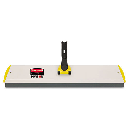 Rubbermaid® Commercial HYGEN™ Hygen Quick Connect S-s Frame, Squeegee, 24w X 4 1-2d, Aluminum, Yellow freeshipping - TVN Wholesale