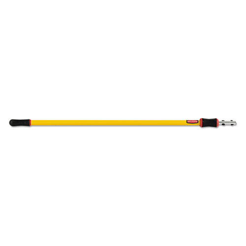 Rubbermaid® Commercial HYGEN™ Hygen 48-96" Quick-connect Extension Pole, Aluminum, Yellow freeshipping - TVN Wholesale