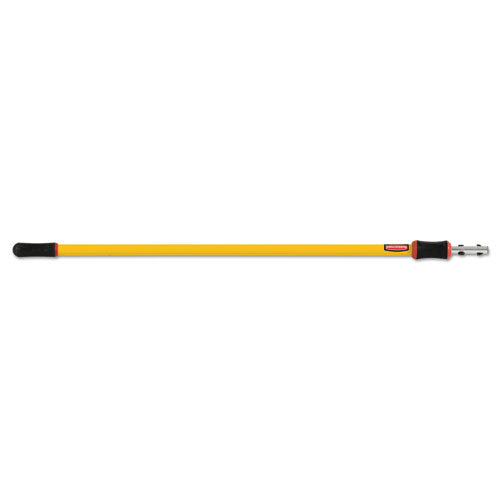 Rubbermaid® Commercial HYGEN™ Hygen 48-96" Quick-connect Extension Pole, Aluminum, Yellow, 6-carton freeshipping - TVN Wholesale