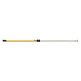 Rubbermaid® Commercial HYGEN™ Hygen 48-96" Quick-connect Extension Pole, Aluminum, Yellow, 6-carton freeshipping - TVN Wholesale