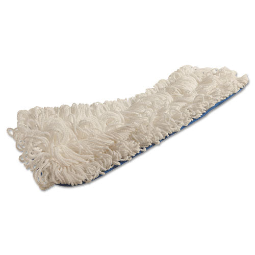 Rubbermaid® Commercial Flow Flat Mop, Nylon, 18", White, freeshipping - TVN Wholesale