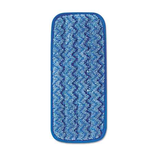 Rubbermaid® Commercial Microfiber Wall-stair Wet Mopping Pad, Blue, 13 3-4w X 5 1-2d X 1-2h freeshipping - TVN Wholesale