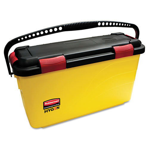Rubbermaid® Commercial HYGEN™ Hygen Charging Bucket, Yellow freeshipping - TVN Wholesale