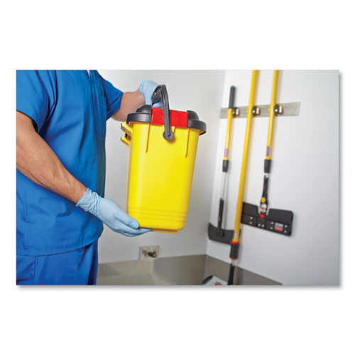 Rubbermaid® Commercial HYGEN™ Hygen Charging Bucket, Yellow freeshipping - TVN Wholesale