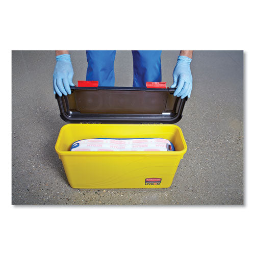 Rubbermaid® Commercial HYGEN™ Hygen Charging Bucket, Yellow freeshipping - TVN Wholesale