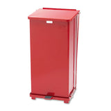 Rubbermaid® Commercial Defenders Biohazard Step Can, Square, Steel, 13 Gal, Red freeshipping - TVN Wholesale