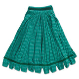Rubbermaid® Commercial Tube Mop, Microfiber, Green, Medium, 1-in Green Headband freeshipping - TVN Wholesale