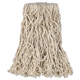 Rubbermaid® Commercial Economy Cut-end Cotton Wet Mop Head, 16oz, 1" Band, White, 12-carton freeshipping - TVN Wholesale