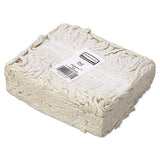 Rubbermaid® Commercial Economy Cut-end Cotton Wet Mop Head, 24oz, 1" Band, White, 12-carton freeshipping - TVN Wholesale