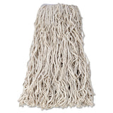 Rubbermaid® Commercial Economy Cut-end Cotton Wet Mop Head, 24oz, 1" Band, White, 12-carton freeshipping - TVN Wholesale