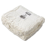 Rubbermaid® Commercial Economy Cut-end Rayon Mop Head, 24oz, 1" Band, White, 12-carton freeshipping - TVN Wholesale