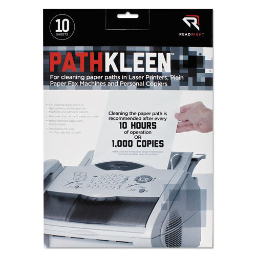 Read Right® Pathkleen Sheets, 8 1-2 X 11, 10-pack freeshipping - TVN Wholesale