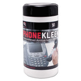 Read Right® Phonekleen Wet Wipes, Cloth, 5 X 6, 50-tub freeshipping - TVN Wholesale
