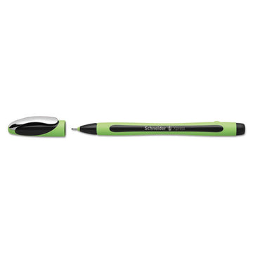 Schneider® Xpress Fineliner Porous Point Pen, Stick, Medium 0.8 Mm, Black Ink, Black-green Barrel, 10-box freeshipping - TVN Wholesale