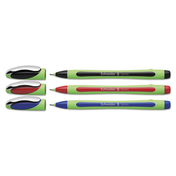 Schneider® Xpress Fineliner Porous Point Pen, Stick, Medium 0.8 Mm, Assorted Ink Colors, Green Barrel, 3-pack freeshipping - TVN Wholesale