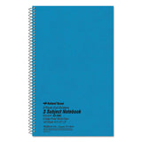 National® Three-subject Wirebound Notebooks, Medium-college Rule, Blue Cover, 9.5 X 6, 150 Sheets freeshipping - TVN Wholesale