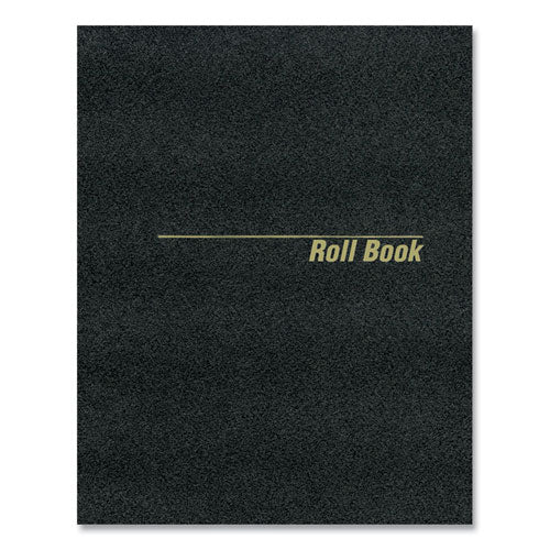 National® Roll Call Book, Six To Seven Week Term: Two-page Spread (26 Students), 9.5 X 7.88, Black Cover freeshipping - TVN Wholesale