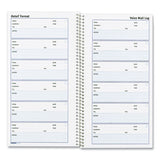 Rediform® Voice Mail Wirebound Log Books, 5.63 X 10.63, 6-page, 600 Forms freeshipping - TVN Wholesale