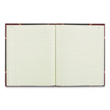 National® Texthide Eye-ease Record Book, Black-burgundy-gold Cover, 10.38 X 8.38 Sheets, 150 Sheets-book freeshipping - TVN Wholesale