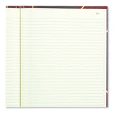 National® Texthide Eye-ease Record Book, Black-burgundy-gold Cover, 10.38 X 8.38 Sheets, 150 Sheets-book freeshipping - TVN Wholesale