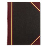 National® Texthide Eye-ease Record Book, Black-burgundy-gold Cover, 10.38 X 8.38 Sheets, 150 Sheets-book freeshipping - TVN Wholesale