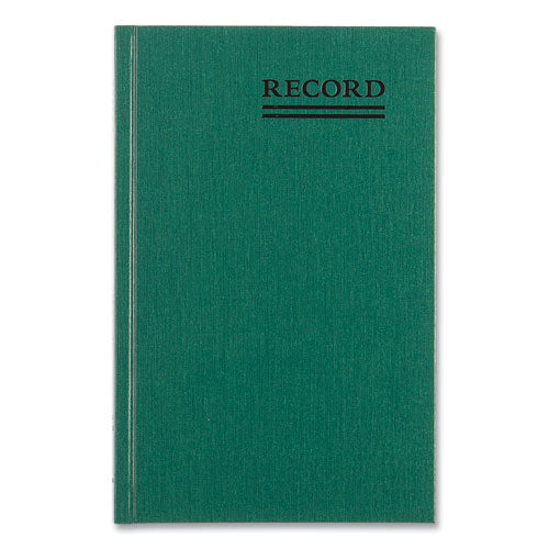 National® Emerald Series Account Book, Green Cover, 9.63 X 6.25 Sheets, 200 Sheets-book freeshipping - TVN Wholesale