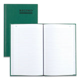 National® Emerald Series Account Book, Green Cover, 9.63 X 6.25 Sheets, 200 Sheets-book freeshipping - TVN Wholesale
