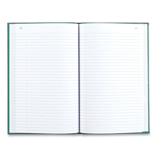 National® Emerald Series Account Book, Green Cover, 9.63 X 6.25 Sheets, 200 Sheets-book freeshipping - TVN Wholesale