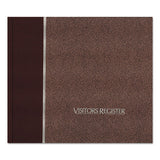 National® Hardcover Visitor Register Book, Burgundy Cover, 9.78 X 8.5 Sheets, 128 Sheets-book freeshipping - TVN Wholesale