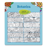 Blueline® Monthly Desk Pad Calendar, Doodleplan Coloring Pages, 17.75 X 10.88, Black Binding, Clear Corners, 12-month (jan-dec): 2022 freeshipping - TVN Wholesale