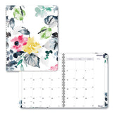 Blueline® Monthly 14-month Planner, Floral Watercolor Artwork, 11 X 8.5, Multicolor Cover, 14-month (dec To Jan): 2021 To 2023 freeshipping - TVN Wholesale