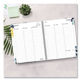 Blueline® Soft Cover Design Weekly-monthly Planner, Floral Watercolor Artwork, 11 X 8.5, White-blue-yellow, 12-month (jan To Dec): 2022 freeshipping - TVN Wholesale