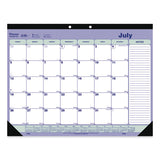 Blueline® Academic Monthly Desk Pad Calendar, 21.25 X 16, White-blue-green, Black Binding-corners,13-month (july-july): 2021-2022 freeshipping - TVN Wholesale