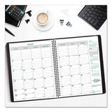 Brownline® Ecologix Recycled Monthly Planner, Ecologix Artwork, 11 X 8.5, Black Cover, 14-month (dec To Jan): 2021 To 2023 freeshipping - TVN Wholesale