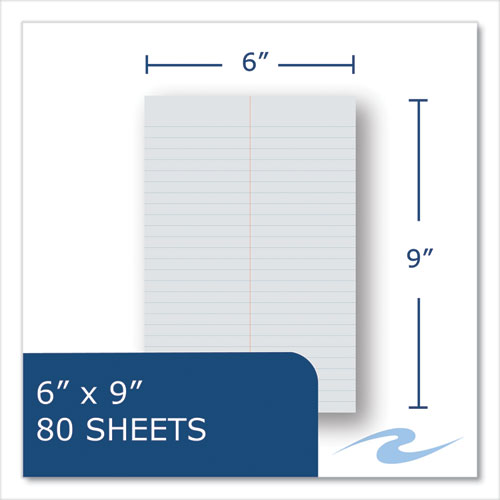 Roaring Spring® Enviroshades Steno Notepad, Gregg Rule, White Cover, 80 Gray 6 X 9 Sheets, 4-pack freeshipping - TVN Wholesale