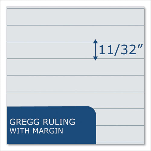 Roaring Spring® Enviroshades Steno Notepad, Gregg Rule, White Cover, 80 Gray 6 X 9 Sheets, 4-pack freeshipping - TVN Wholesale