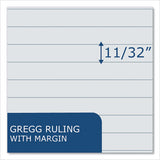 Roaring Spring® Enviroshades Steno Notepad, Gregg Rule, White Cover, 80 Gray 6 X 9 Sheets, 4-pack freeshipping - TVN Wholesale