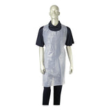 AmerCareRoyal® Poly Apron, 28 X 46,  One Size Fits All, White, 100-pack, 10 Packs-carton freeshipping - TVN Wholesale