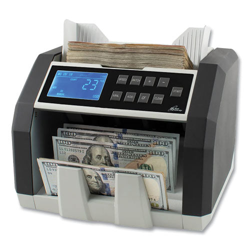 Royal Sovereign Front Load Bill Counter With Counterfeit Detection, 1,400 Bills-min, 9.76 X 10.63 X 9.65, Black-gray freeshipping - TVN Wholesale