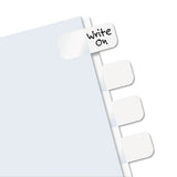 Redi-Tag® Legal Index Tabs, 1-5-cut Tabs, White, 1" Wide, 416-pack freeshipping - TVN Wholesale