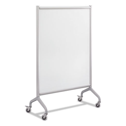 Safco® Rumba Full Panel Whiteboard Collaboration Screen, 36w X 16d X 54h, White-gray freeshipping - TVN Wholesale