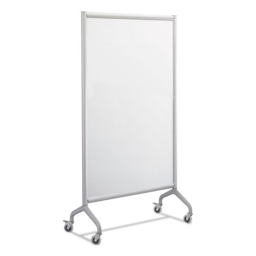 Safco® Rumba Full Panel Whiteboard Collaboration Screen, 36w X 16d X 54h, White-gray freeshipping - TVN Wholesale