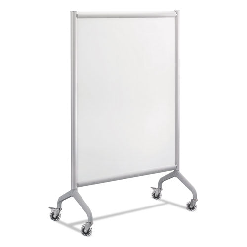 Safco® Rumba Full Panel Whiteboard Collaboration Screen, 36w X 16d X 54h, White-gray freeshipping - TVN Wholesale