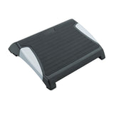 Safco® Restease Adjustable Footrest, 15.5w X 13.75d X 3.25 To 5h, Black-silver freeshipping - TVN Wholesale